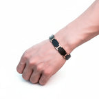 Custom wooden couple bracelet Free Customize Bangle with Gift Box - Hadi Craft