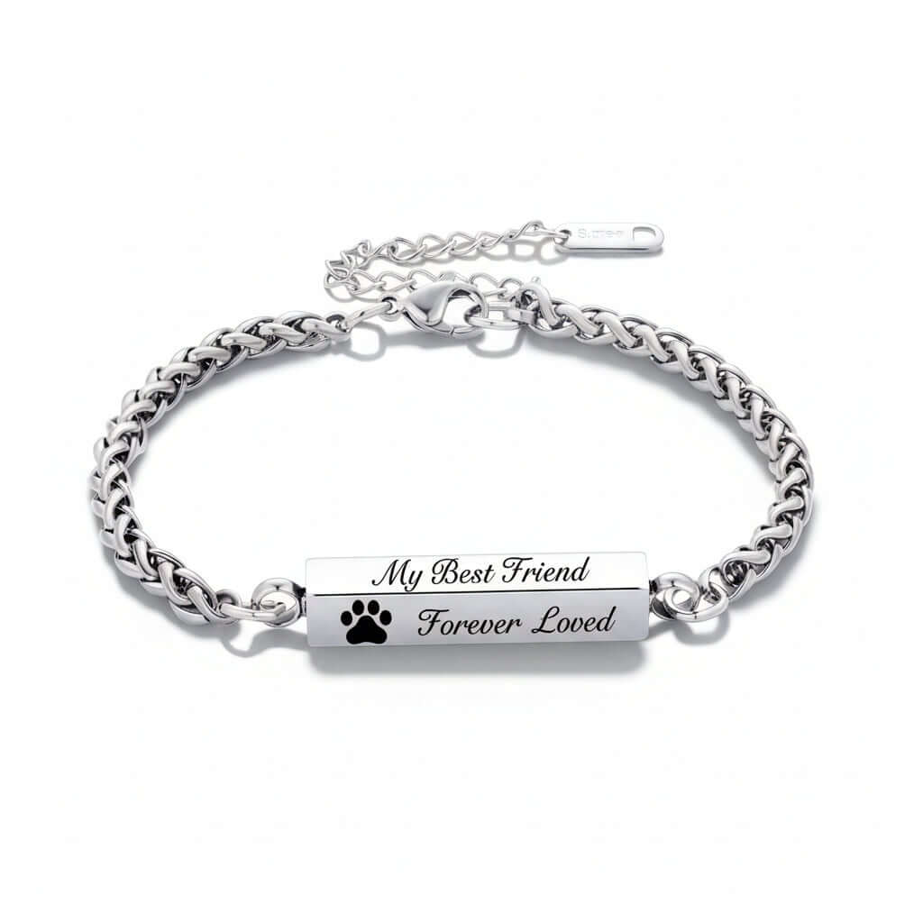 Customizable Stainless Steel Bracelet – Unisex, Engravable - Hadi Craft