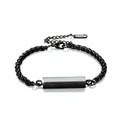 Customizable Stainless Steel Bracelet – Unisex, Engravable - Hadi Craft