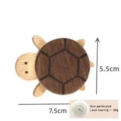Cute Animal Wall Hook – wooden Kids Room Coat & Key Holder - Hadi Craft