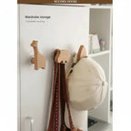 Cute Animal Wall Hook – wooden Kids Room Coat & Key Holder - Hadi Craft