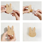 Cute Animal Wooden Wall Hook – Kids Room Coat & Key Holder Decor - Hadi Craft