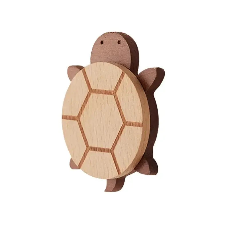 Cute Animal Wooden Wall Hook – Kids Room Coat & Key Holder Decor - Hadi Craft
