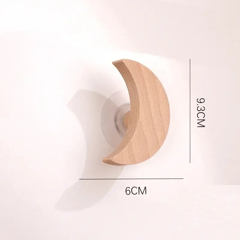 Cute Animal Wooden Wall Hook – Kids Room Coat & Key Holder Decor - Hadi Craft