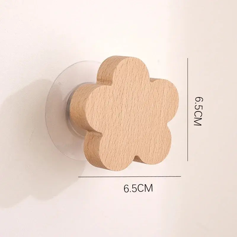 Cute Animal Wooden Wall Hook – Kids Room Coat & Key Holder Decor - Hadi Craft
