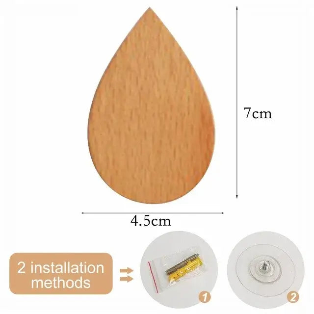 Cute Animal Wooden Wall Hook – Kids Room Coat & Key Holder Decor - Hadi Craft