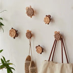 Cute Animal Wooden Wall Hook – Kids Room Coat & Key Holder Decor - Hadi Craft