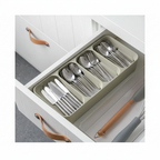 Cutlery Drawer Organizer Tray – Space-Saving Silverware Storage - Hadi Craft