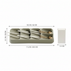 Cutlery Drawer Organizer Tray – Space-Saving Silverware Storage - Hadi Craft
