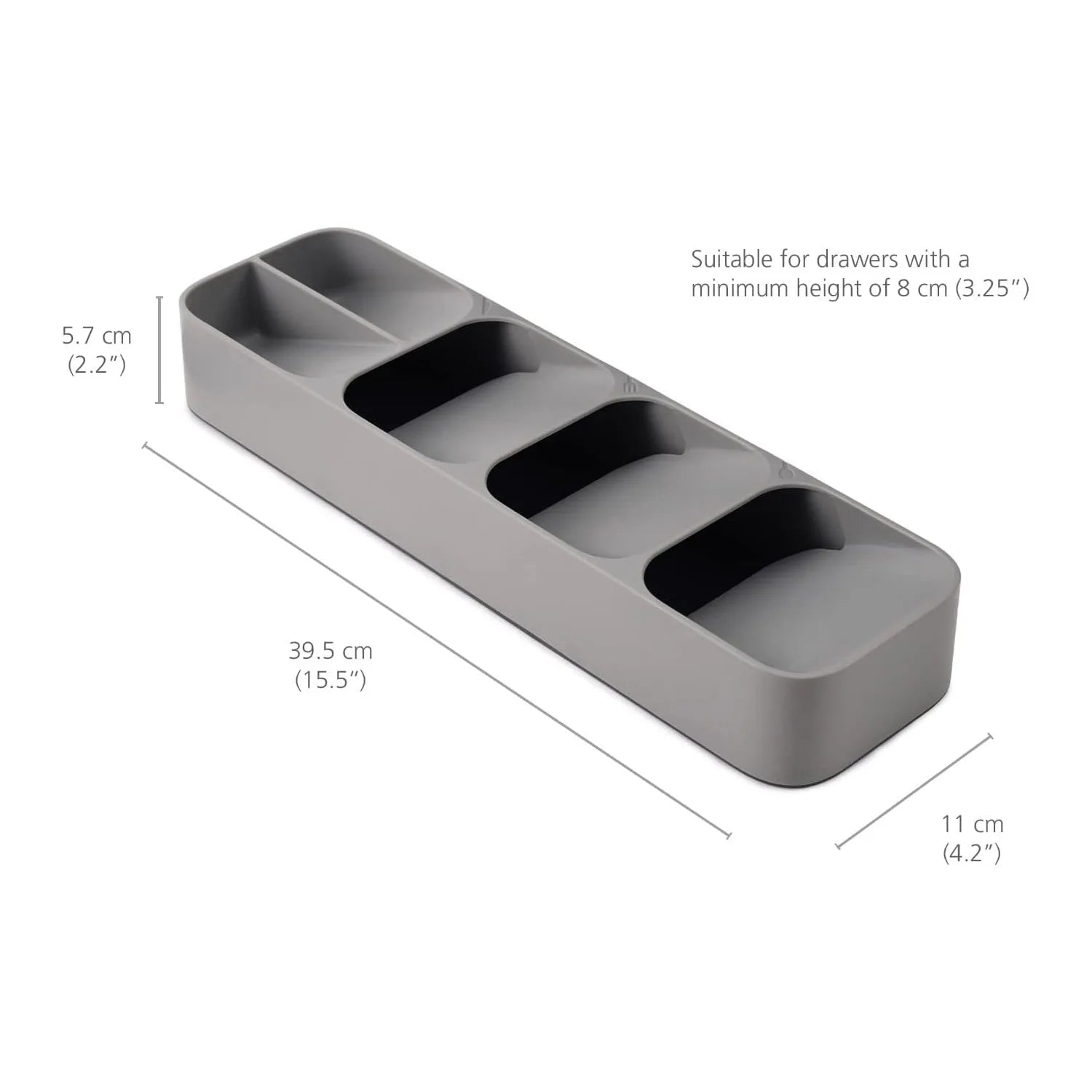 Cutlery Drawer Organizer Tray – Space-Saving Silverware Storage - Hadi Craft