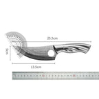 Damascus Stainless Steel Folding Knife – Bone Handle EDC Pocket Knife | Multi-Purpose Survival Knife for Men - Hadi Craft