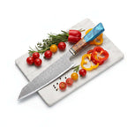Damascus steel kitchen knife Pattern Kitchen Knife - Hadi Craft
