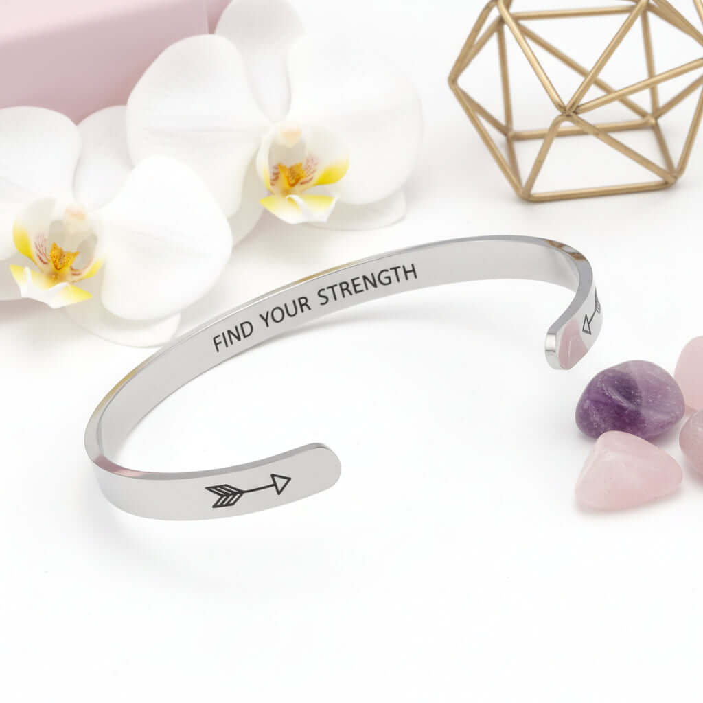 Double Arrow Bracelet – Stainless Steel Couple Bracelet Minimalist Jewelry - Hadi Craft