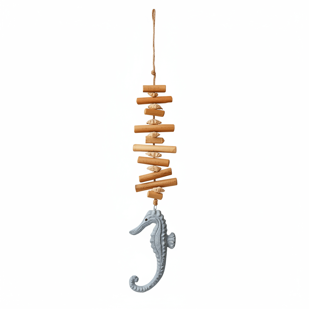 Driftwood seahorse wall decor Wooden Driftwood home decor Seahorse - Hadi Craft