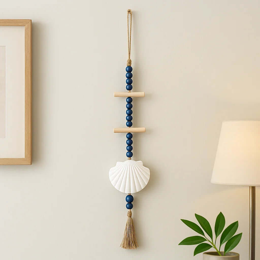 Driftwood seashell wall hanging for Home Decor wall hanging Sea Shells - Hadi Craft