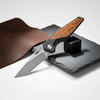 EDC Folding Pocket Knife 14C28N Steel, G10 Handle - Hadi Craft