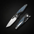 EDC Folding Pocket Knife – Drop Point Blade, G10 Handle - Hadi Craft