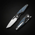 EDC Folding Pocket Knife – Drop Point Blade, G10 Handle - Hadi Craft