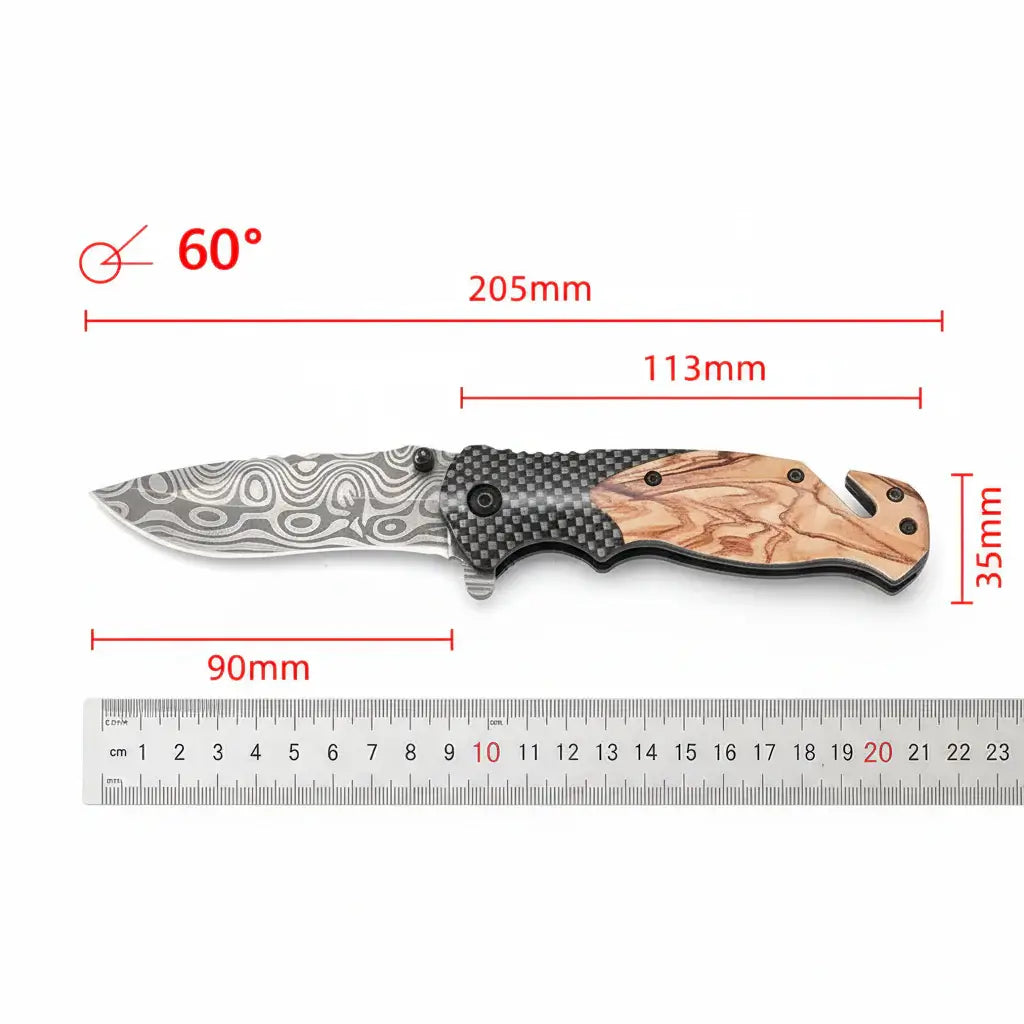 EDC pocket knife stainless steel Folding Knife – Micarta Pocket Knife - Hadi Craft