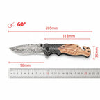 EDC pocket knife stainless steel Folding Knife – Micarta Pocket Knife - Hadi Craft