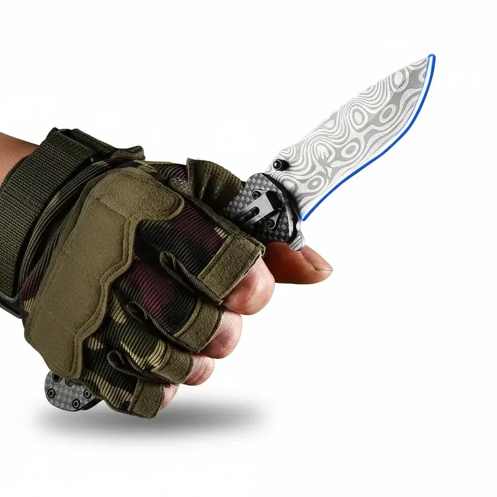 EDC pocket knife stainless steel Folding Knife – Micarta Pocket Knife - Hadi Craft