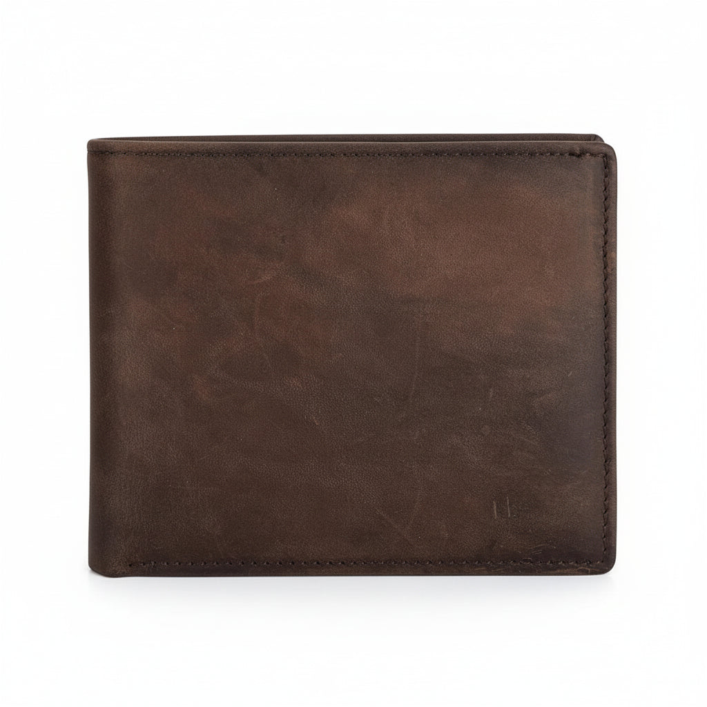 Engraved Leather Wallet for Men - Hadi Craft USA
