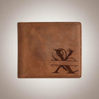 Engraved Leather Wallet for Men - Hadi Craft USA