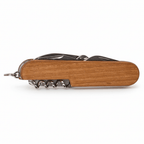 Engraved wooden multi tool pocket knife - Hadi Craft