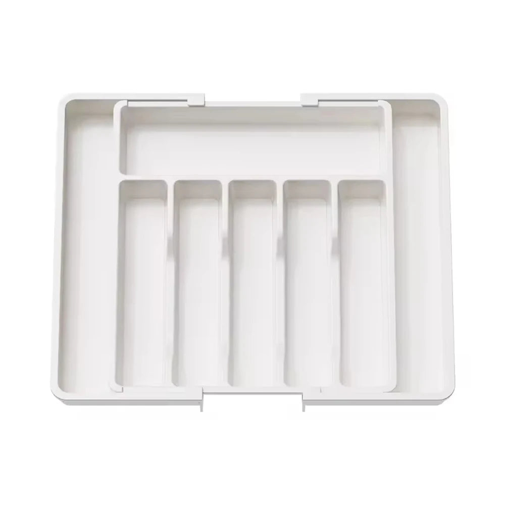 Expandable Cutlery Drawer Organizer – Adjustable Silverware Tray - Hadi Craft