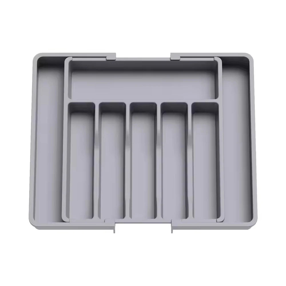 Expandable Cutlery Drawer Organizer – Adjustable Silverware Tray - Hadi Craft