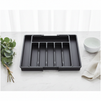 Expandable Cutlery Drawer Organizer – Adjustable Silverware Tray - Hadi Craft