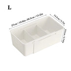 Expandable Plastic Storage Boxes, Multi-Purpose Folding Organizer, Drawer Storage Divider for Bedroom, Kitchen and Snack Storage - Hadi Craft