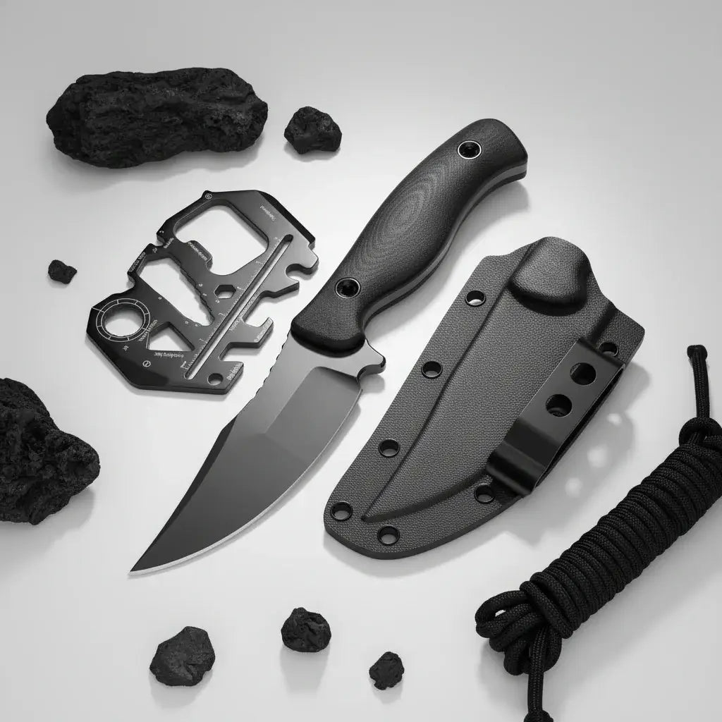 Fixed Blade Hunting Knife for Camping & Survival Super Sharp - Hadi Craft