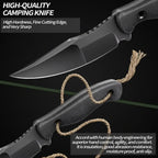 Fixed Blade Hunting Knife for Camping & Survival Super Sharp - Hadi Craft