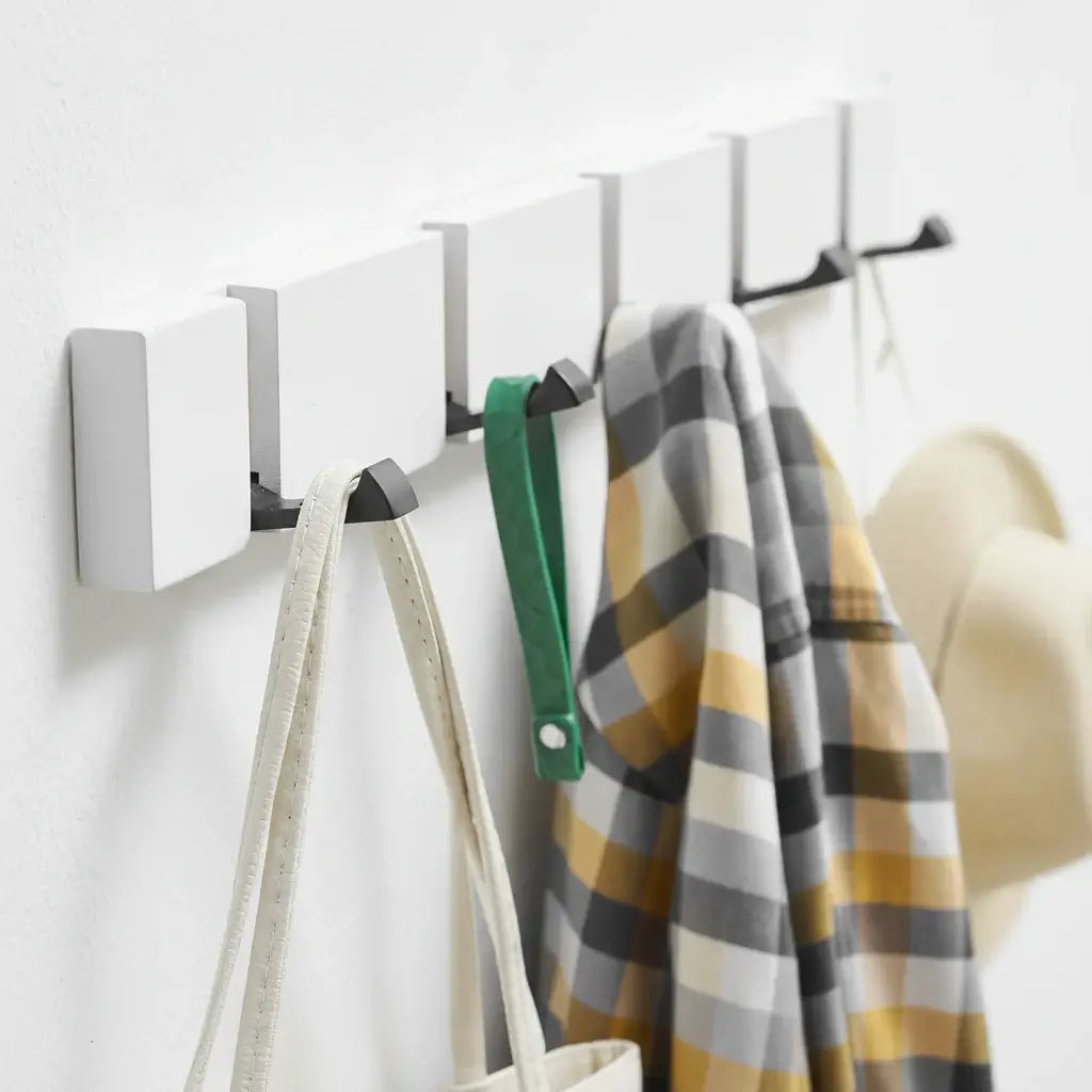 Foldable wooden wall hooks – Luxury Wooden Coat & Key Hanger Rack - Hadi Craft