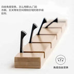 Foldable wooden wall hooks – Luxury Wooden Coat & Key Hanger Rack - Hadi Craft