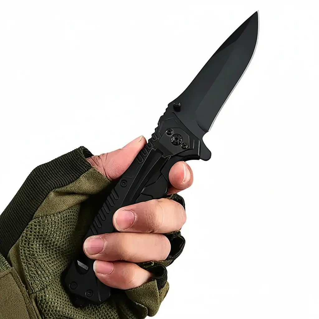Folding Camping Knife with Safety Lock – Portable EDC Pocket Knife for Fishing & Outdoor Use - Hadi Craft