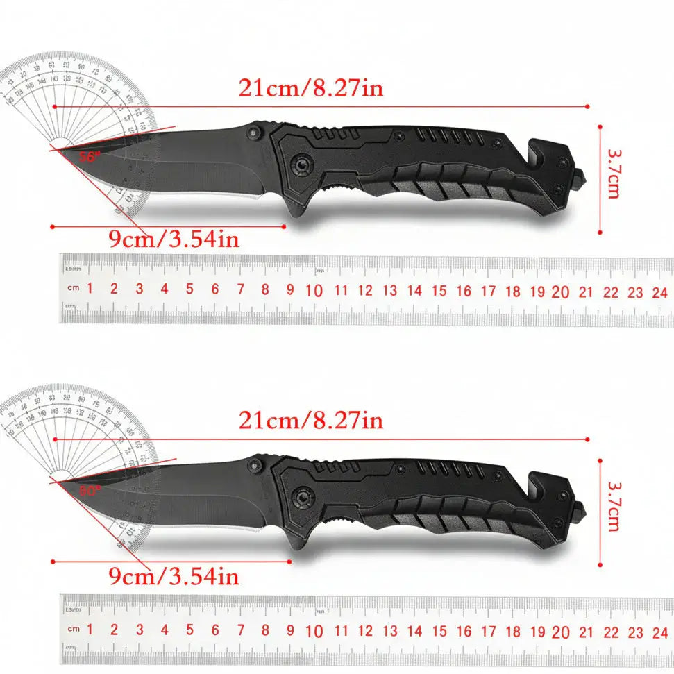 Folding Camping Knife with Safety Lock – Portable EDC Pocket Knife for Fishing & Outdoor Use - Hadi Craft