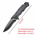 Folding Camping Knife with Safety Lock – Portable EDC Pocket Knife for Fishing & Outdoor Use - Hadi Craft