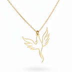 Gold plated clover necklace Minimalist Necklace for Men & Women - Hadi Craft