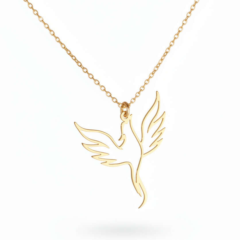Gold plated clover necklace Minimalist Necklace for Men & Women - Hadi Craft