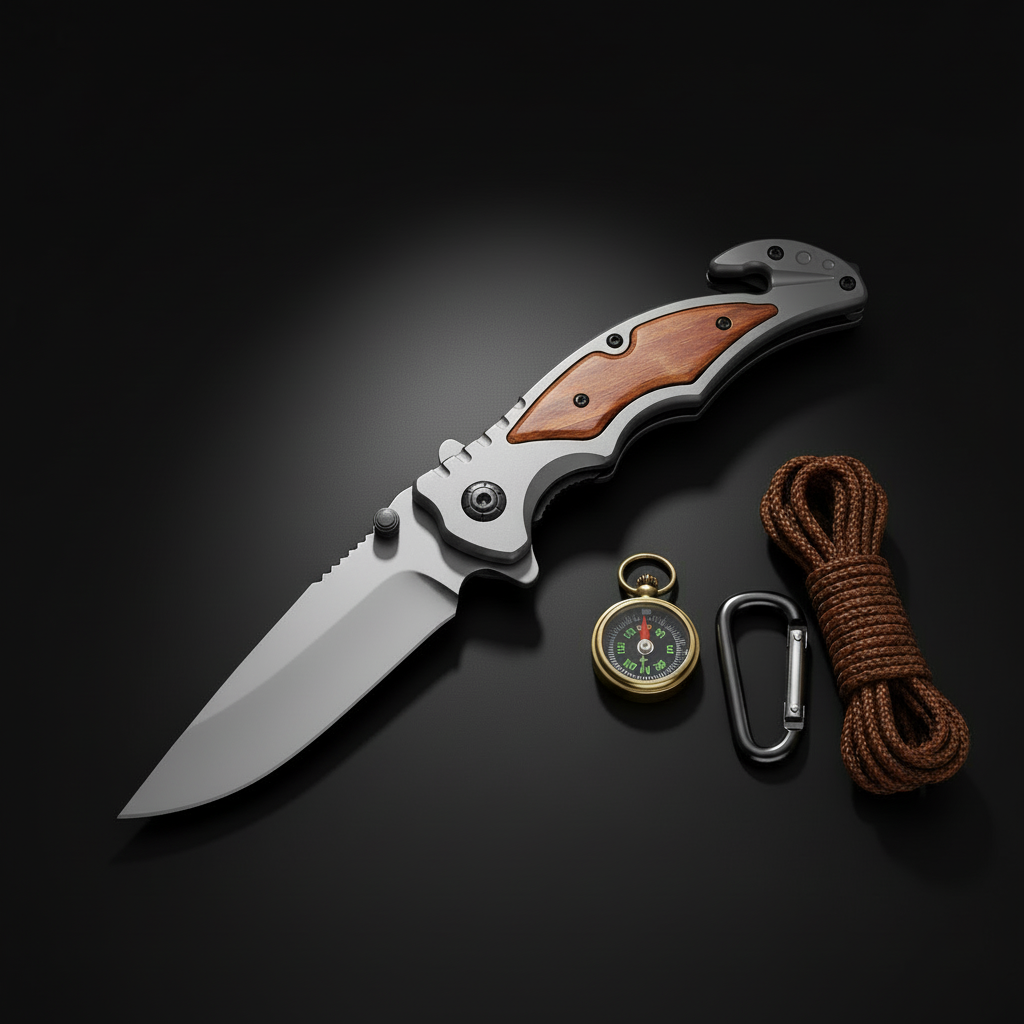 Mini Pocket Tactical Folding Knife | Survival Hunting & Camping Knife for Outdoor Use