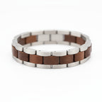Wood Stainless Steel Bracelet Gift Box for Women Fashion Jewelry
