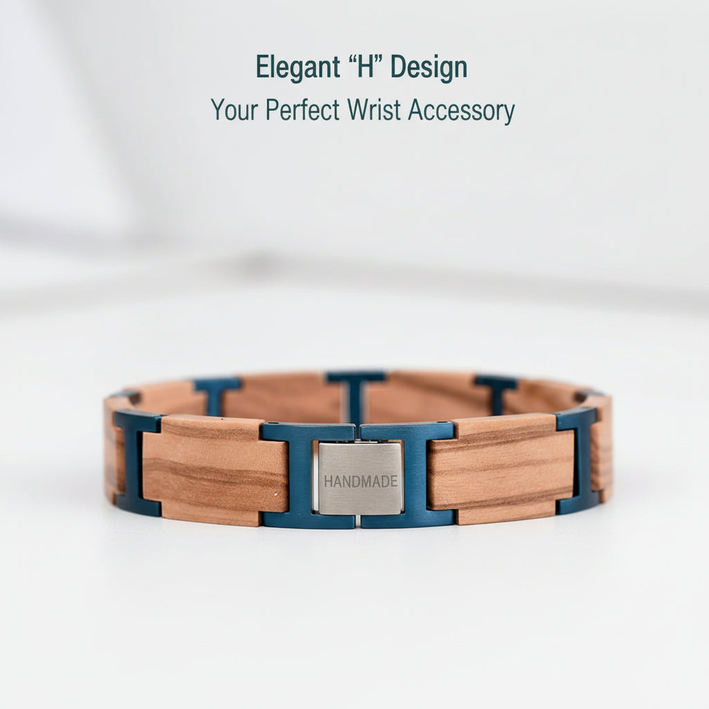 Custom wooden couple bracelet Free Customize Bangle with Gift Box