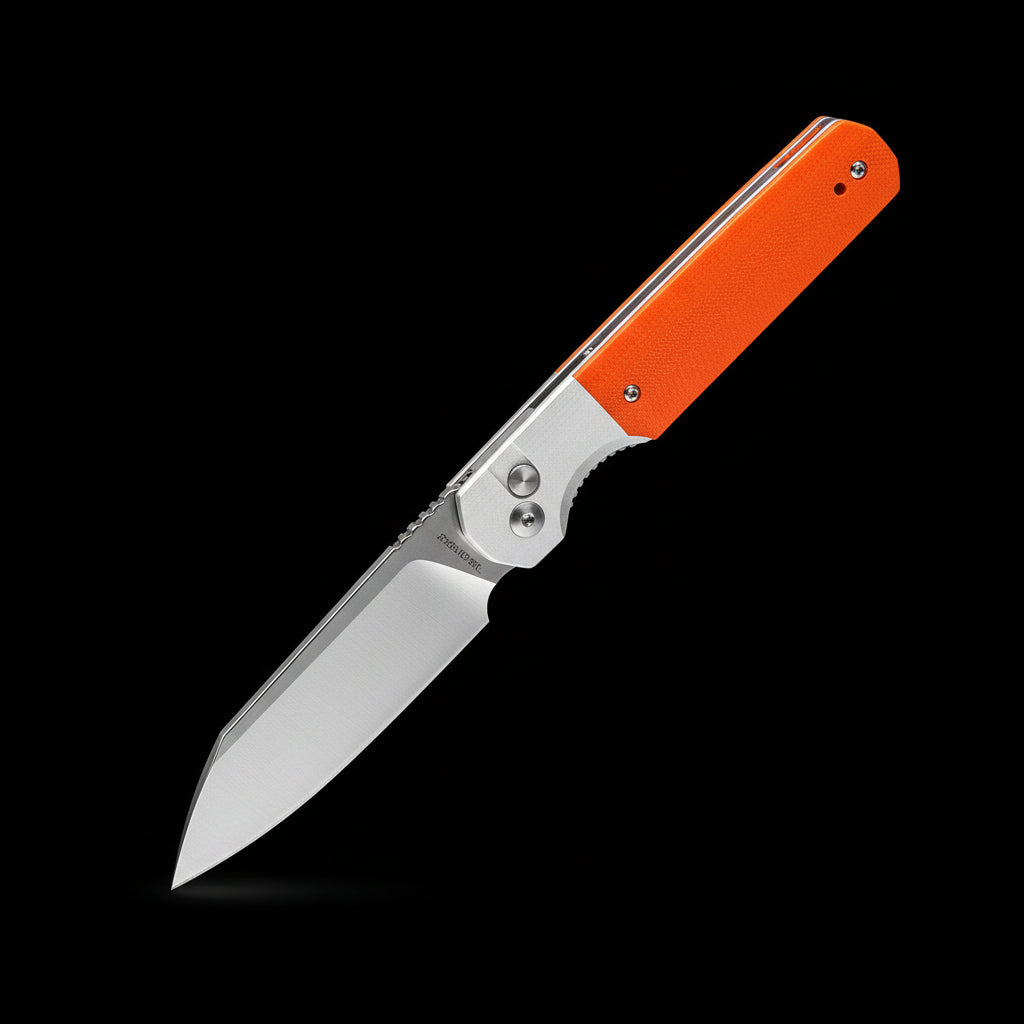 High-Quality D2 Stainless Steel Folding Pocket Knife for Camping, Hunting & Survival