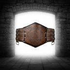 Medieval Viking Wear Wide PU Leather Belt Armor Costume Heavy Embossed Waistband