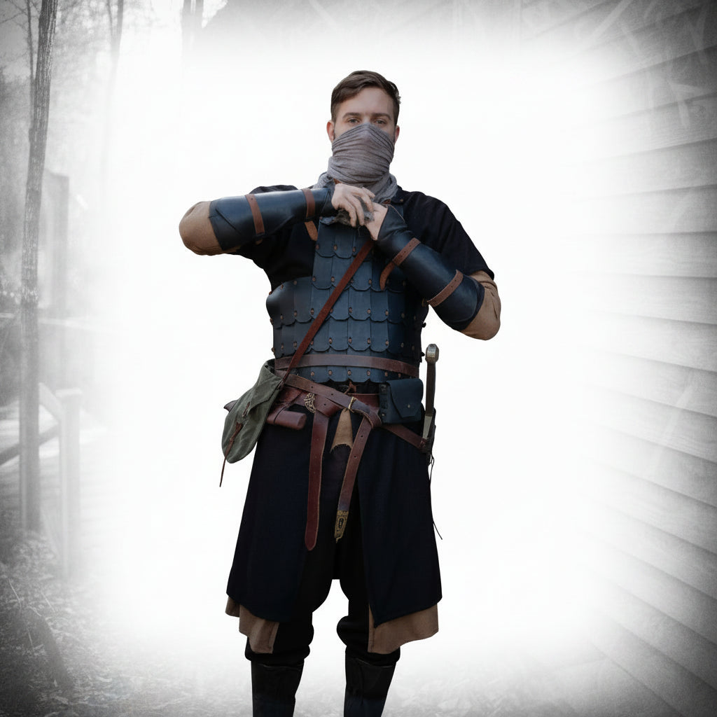 Men Medieval Knight Warrior Costume Tunic Clothing Norman Chevalier Braid Viking Pirate Saxon Top Shirt