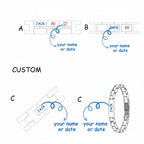 Wood Stainless Steel Bracelet Gift Box for Women Fashion Jewelry