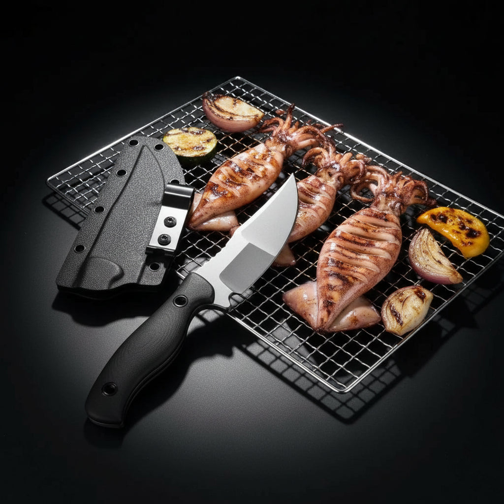 Super Sharp Stainless Steel Fixed Blade Hunting Knife for Camping & Survival