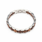 Wood Stainless Steel Bracelet Gift Box for Women Fashion Jewelry